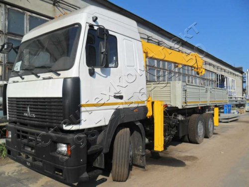 Бортовой МАЗ 6312А8-360-015 с КМУ